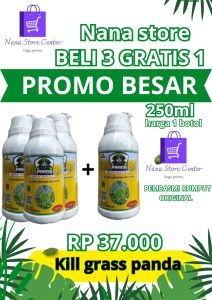 1 liter beli 3 botol gratis 1 botol kill gras panda raja pembunuh gulma