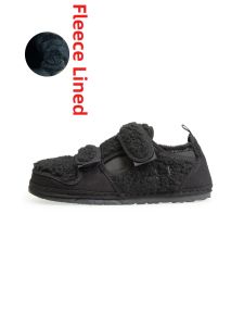 THEMULE | Magic Tape Canvas Cotton Warm Slip On Shoes