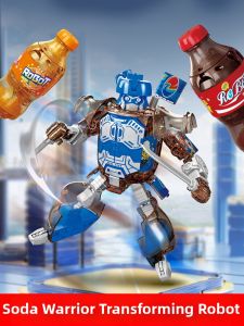 Transforming Robot Toy Warrior Series Simulation Cola Bottle Mech