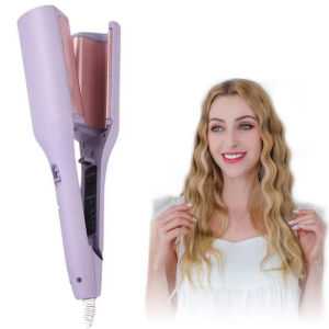 Portable hair curler negative ion hair curler adjustable temperature wavy ceramic rapid heating hair styling tool
