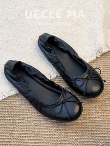 MASHUJIA | Soft Flat Ballet Bow Slipper
