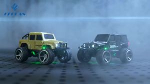 KF32 1:64 RC Mini Climbing Alloy Video Car With LED Light and HD Camera Radio Remote Control Vehicle Toy for Kids Best Gift