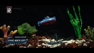 Submarine Toy Mini Submarine Remote Control FishTank Toy Mini Wireless Submarine Simulation Model for Boys Children Birthday Gifts