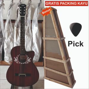 Gitar Pemula Original OLING SS-OP28 Senar String Guitar Gratis Packing Kayu Bisa COD