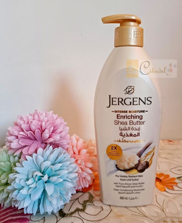 Jergens Intense Moisture Enriching Shea Butter 400ml Expiration Feb