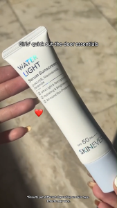 SKINEVER Water Light Serum Sunscreen Sunblock SPF50++++ Whitening Waterproof 30ML