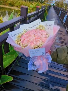 Eternal Flower Soap Bouquet Gift for Best Friend Girlfriend Birthday Simplicity Rose Full Sky Star Artificial Floral Arrangement