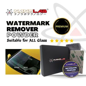 Watermark Remover Powder /  Glass Polish Powder  / Remove water stain on all glass / Glass Polish Powder Glass Cleaner  Windscreen Stain Remover Powder -NANOLAB