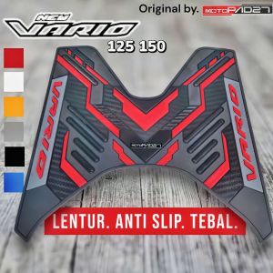 karpet pijakan kaki V3 NEW VARIO 125 150 2017-2023 rubber premium MOTOPAD27