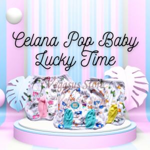 6Pcs Celana Pop Bayi Lucky Time SNI Karakter Kartun Newborn(0-12Bulan)-Celana POP-Vegasus Store(COD)