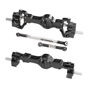 WPL C74 CNC Aluminum Front Rear Portal Axle Set for 1/16 1/10 RC Car Compatible with C14 C24 B14 B24 B16 B36 C64 C64-1 C74-1