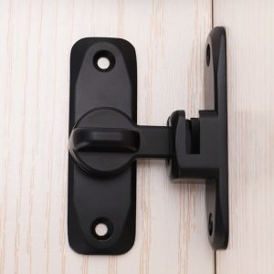 90°/180° Dual Purpose Anti-theft Buckle Door Buckle Sliding Door Latch Flat Door Lock Buckle Hasp Door Bolt No Punching