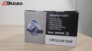 BAZUKA เลือยวงเดือน 7 นิ้ว รุ่น 5800NB ฟรี !! ใบเลื่อย ขนาด 7 นิ้ว ใช้ทำงานได้หลากหลาย ตัด ซอย บังใบ ตัดเข้ามุม ตัดเรียว