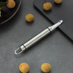 [L] Stainless Steel Shrimp Deveiner Tool With Sharp Tip Easy Grip Handle For Kitchen Seafood Processing Fruit Pitting