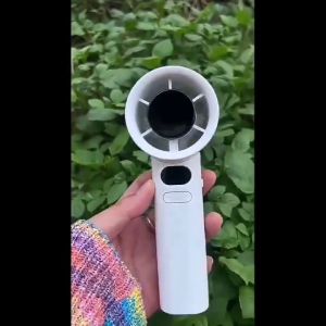 BUYYU Turbo Fan 1-120 Speed Portable Mini Fan with Digital Display USB Rechargeable Handheld Cooling Fan