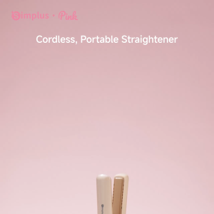 Simplus 2 In 1 Hair Straight&Curl丨Cordless Rechargeable丨45Mins Long Battery Life丨3D Floating Ceramic Panel丨Type-C ZFBA008