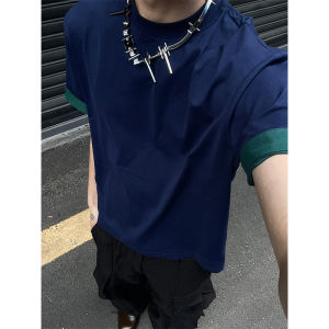 Áo Thun Tay Ngắn Hai Mặt Nhanh Khô American Double Color Sorona Basic Commute Summer 2025 Áo Thun Nam Thường Ngày Polyester