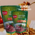 DELMONTE Sauce Spaghetti 250 Gr, dapat dihidangkan dengan aneka pasta seperti SPAGHETTI, MACARONI, FETTUCCINE, FUSILLI, FAN PENNE. 