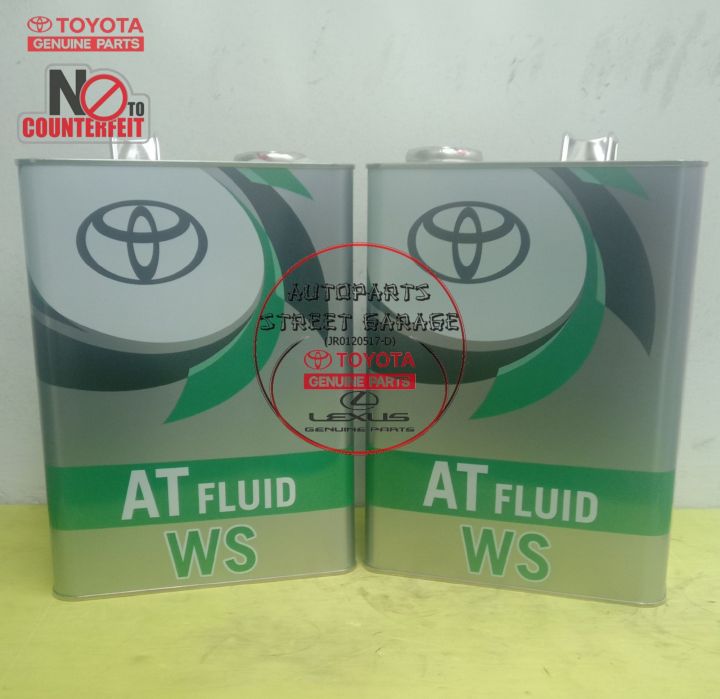 TOYOTA ATF FLUID WS (4L) Lazada