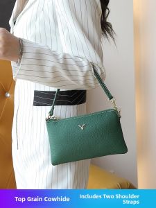 MEIFEI | Genuine Leather Elegant Lightweight Shoulder Crossbody Handheld Envelope Small Bag