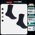 [CHỈ 20H 5-8.6 TẶNG QUÀ ĐƠN TỪ 399K]COOLMATE - Combo 02 đôi tất thể thao cổ dài Active co giãn thoáng khí. 