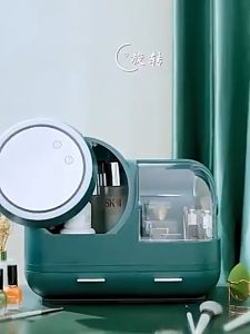 Kệ Tủ Trang Điểm Đựng Mỹ Phẩm Kèm Gương Đèn Led Cao Cấp Kệ Để Mỹ Phẩm Cao Cấp Hộp Đựng Mỹ Phẩm Nhập Khẩu