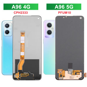 For OPPO A96 4G CPH2333 6.59 LCD Display Touch Screen Digitizer Replacement with Frame Compatible with For Oppo A96 5G