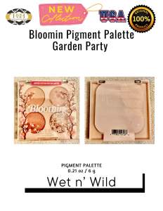 WET N WILD Bloomin Eyeshadow Pigment Palette - USA Authentic