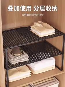 MEIKAIBIN | Extendable Tier Shelf for Closet Cabinet