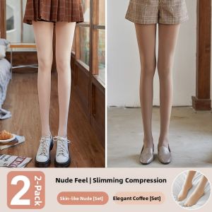 FENGTING | Footless Tights Natural Look Underwear Thigh Highs