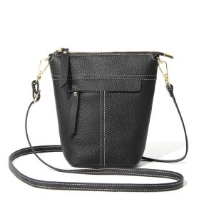 Fashion Women Crossbody Bag Genuine Leather Mobile Phone Purse Bag Female Small Shoulder Handbag