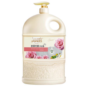 JANWES | Large Capacity Moisturizing Body Wash With Long-lasting Rose Scent