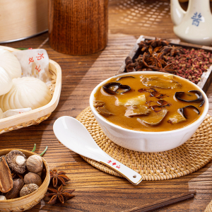 Authentic Zhengzhou Fangzhong Hulusha Soup Bagged Snack Breakfast Mildly Spiced Beef Halal Quick Food Soup Traditional Specialty