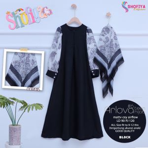 SK SET DRESS ANAK USIA 12-16 TAHUN SETELAN REMAJA DRESS ANAK TEEN REMAJA  BEST SELLER BAJU ANAK shofiya kids one set anak perempuan usia 12-16 tahun ld 95 Arlova KIDS SET setelan kids syari