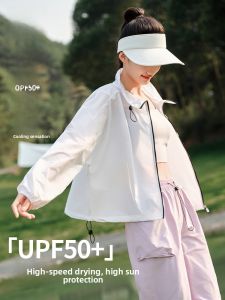 MiiOW | Womens Loose Ice Silk UV Protection Clothing Outdoor Summer Sportswear Heat Insulation Cool Feeling Sunscreen Outerwear Coat