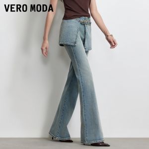 Vero Moda | Stylish Layered Washed Retro Flared Jeans
