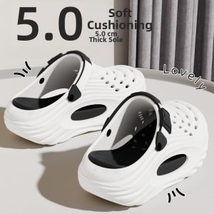 BUYANGSI | Thick Sole Height Increasing Breathable Shoes 2026 Trendy Soft EVA Summer Slippers