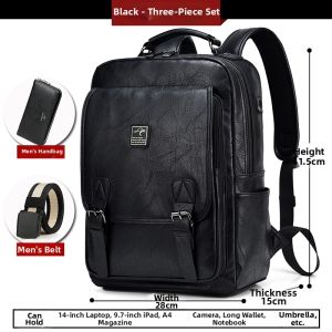tanmesso | Large Capacity Mens Travel Computer Backpack