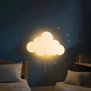 Cloud Light - Floating Cloud Wall Lamps for Nursery & Kids Bedrooms | Battery-operated Hanging Night Lights