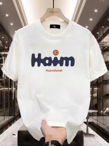 Áo Thun Nam Cổ Tròn Cotton Nguyên Chất Tay Ngắn Mùa Hè Thường Ngày in Họa Tiết Chất Lượng Cao Thoáng Khí Thoải Mái