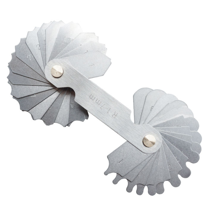 Stainless Steel RRuler Full Set of High Precision Radius Gauge Model R