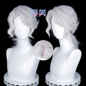 Manmei | Maman Fifth Revolution Composer Frederick Cosplay Wig Side Part Optional Second Edition Special Tint Color Anime Gaming Conventions