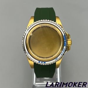 LARIMOKER 43mm Big Size SEA Watch Case With Rubber Strap Sapphire Glass Compatible With NH34NH35NH36 ETA2824PT5000 MovementWatch