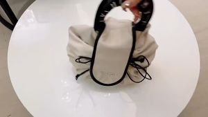 กระเป๋าเครื่องสำอางค์ กันน้ํา แบบผูกเชือก สําหรับผู้หญิง จุของได้เยอะ ฉบับคนขี้เกียจ