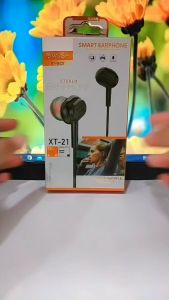 Handsfree XT-21 Headset + Mic Stereo Smart Earphone Extra Bass Music Universal