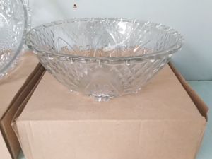 Mangkok Sayur Kaca 10 Inci Motif RB2600