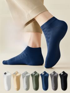 Tất nam MiiOW cotton mỏng thấm hút thoáng khí cổ thấp