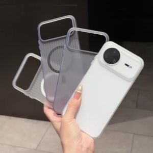 Corrugated Clear Magnetic For Magsafe Case For Huawei Pura 80 70 Mate 40 50 60 70 80 Nova 12 13 14 15 Ultra Pro Max Ultra Cover