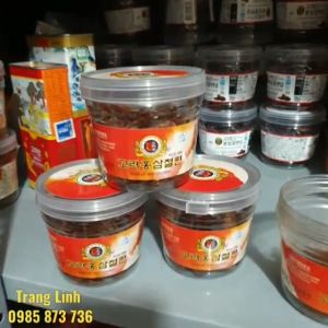 Hồng sâm lát tẩm mật ong hàn quốc chính hãng cốc 200gr - tranglinh