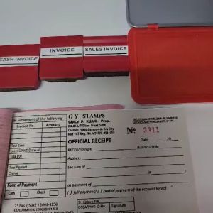GY SERVICE INVOICE RED RUBBER STAMPS